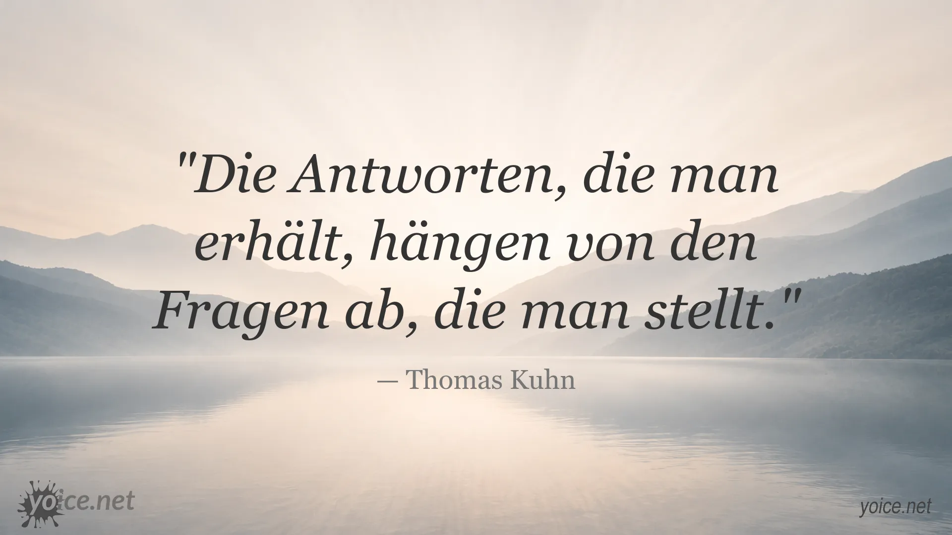 Zitat von Thomas Kuhn über den Zusammenhang zwischen Fragen und Antworten