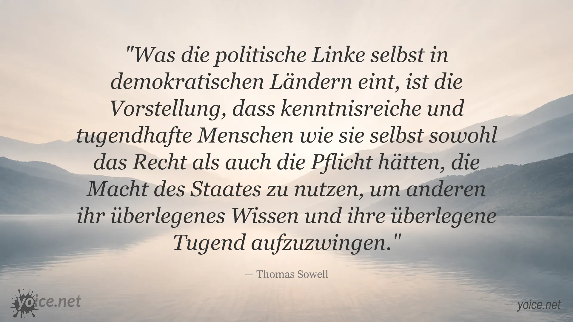 Zitat von Thomas Sowell über die politische Linke und den Einsatz staatlicher Macht