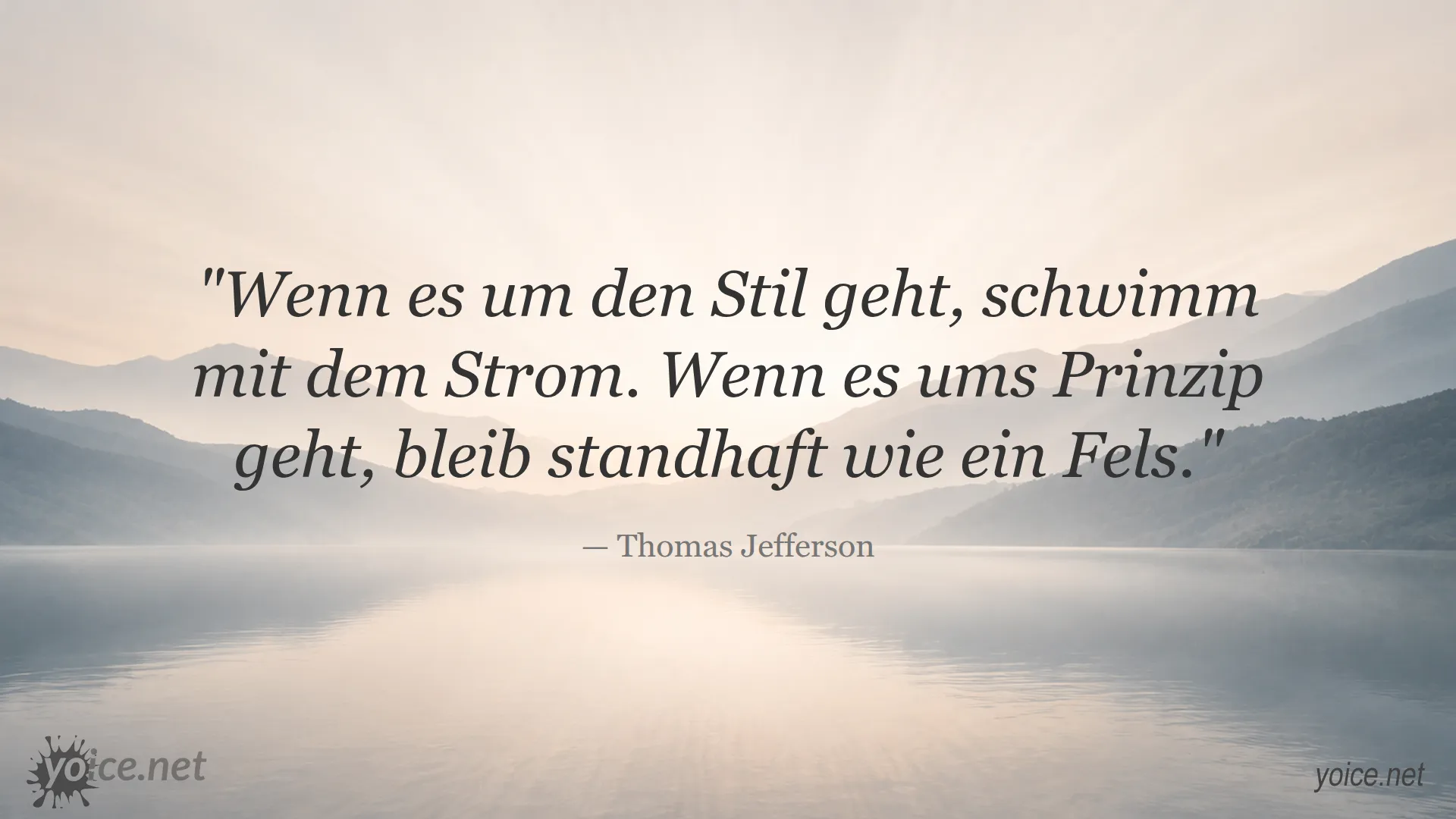 Zitat von Thomas Jefferson über Stil und Standhaftigkeit