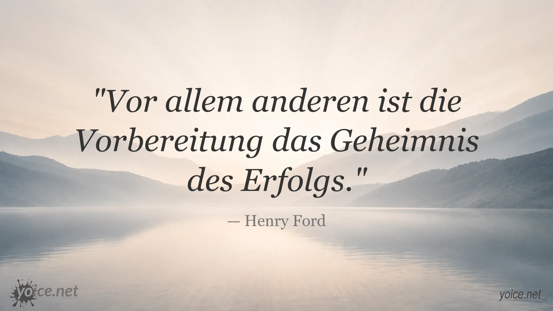 Zitat von Henry Ford über die Bedeutung von Vorbereitung für den Erfolg