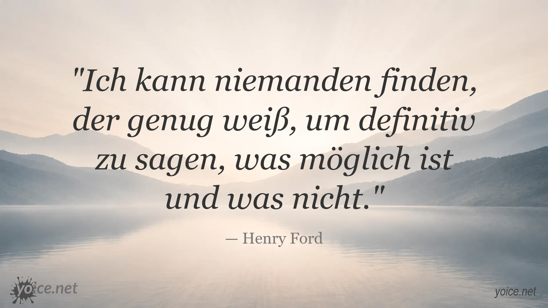 Zitatbild von Henry Ford zum Thema Möglichkeiten
