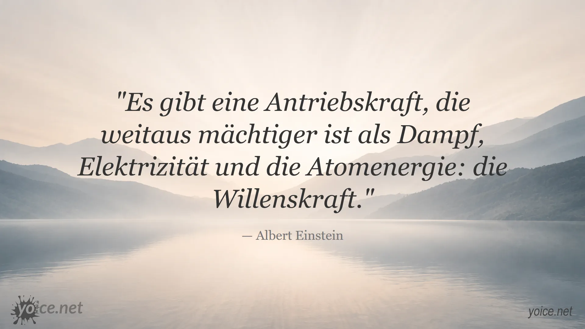 Zitat von Albert Einstein über die Kraft der Willenskraft