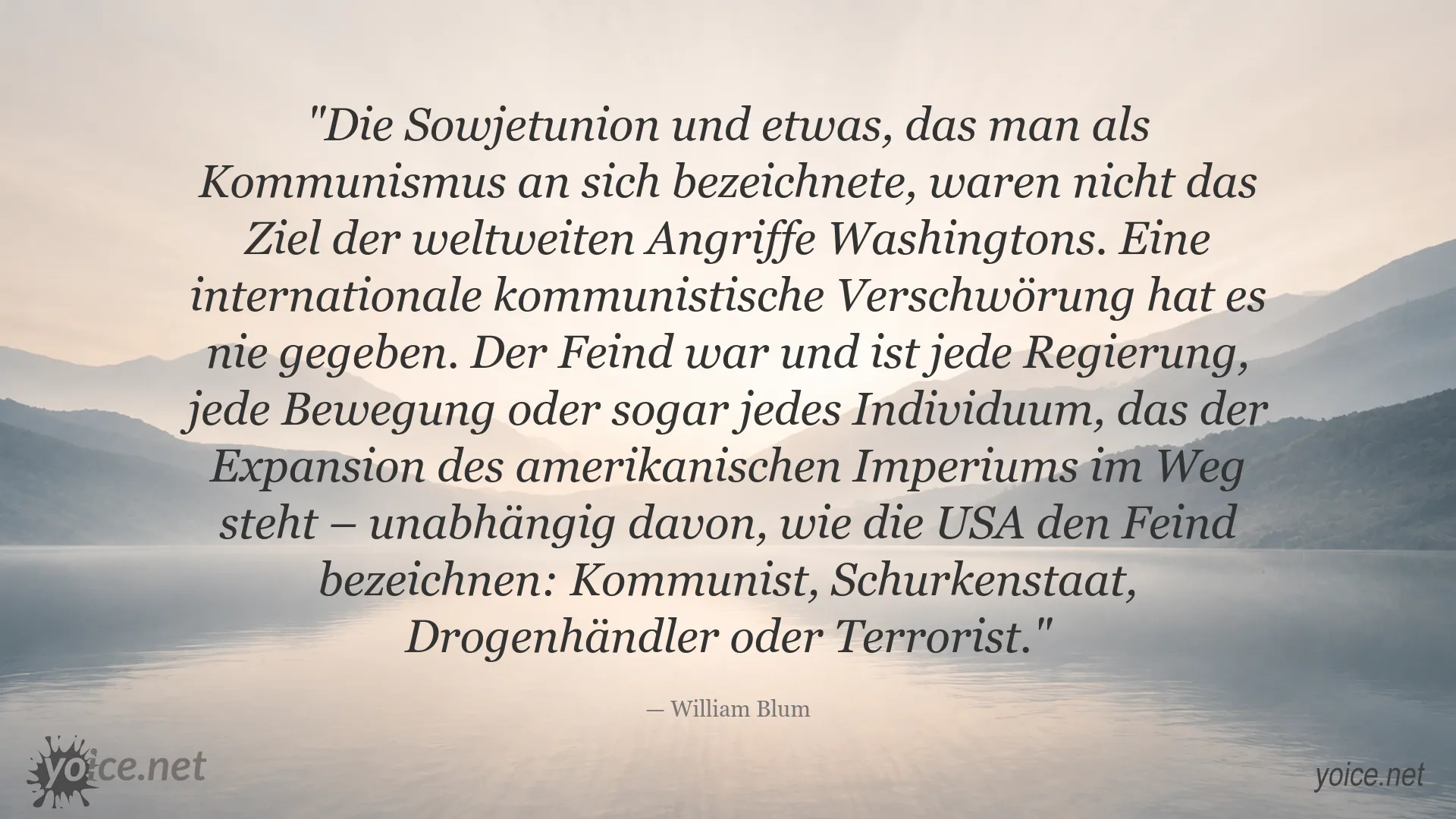 Zitat von William Blum über US-Außenpolitik, Kommunismus und das amerikanische Imperium