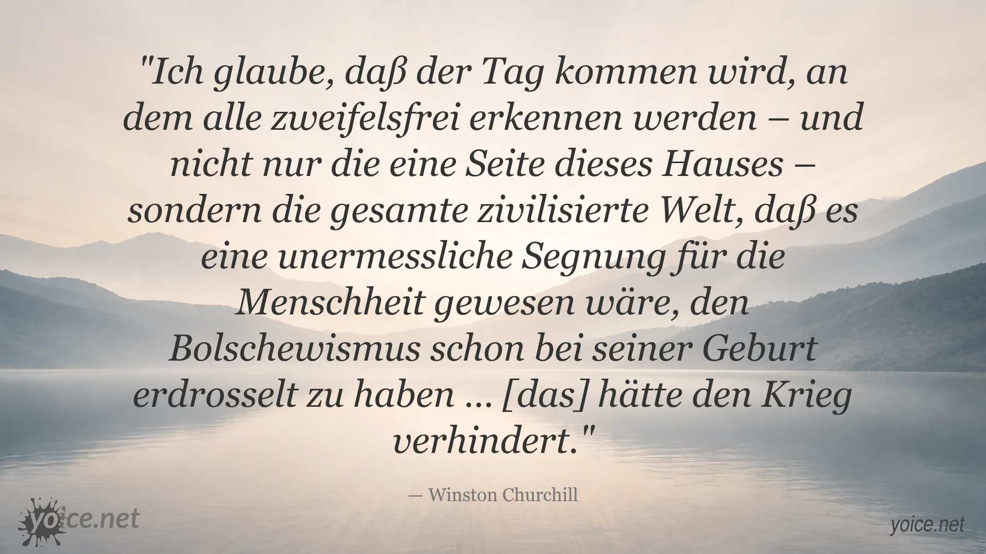 Zitat von Winston Churchill über Bolschewismus und Krieg