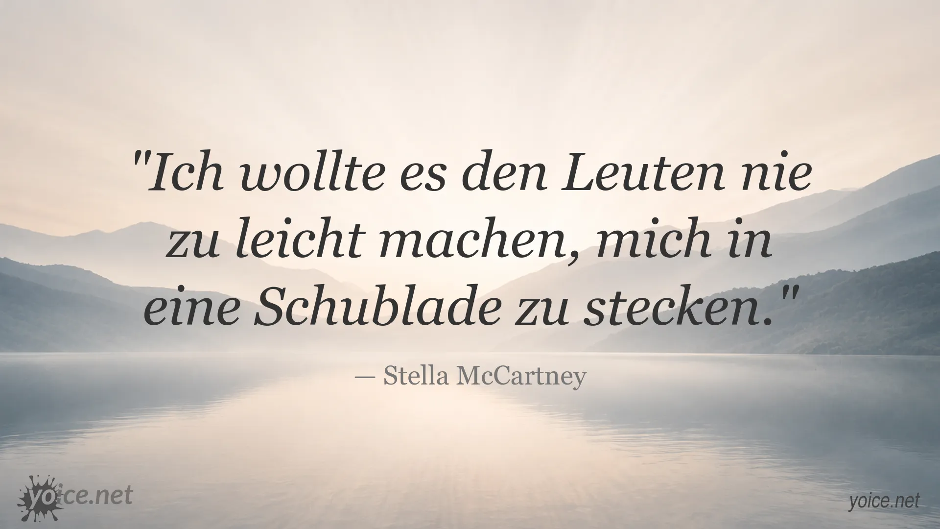 Inspirierendes Zitat über Individualität von Stella McCartney