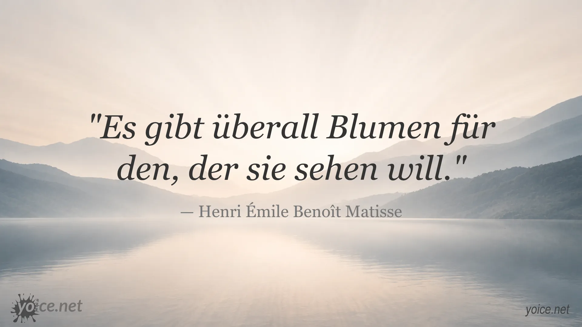 Zitat von Henri Émile Benoît Matisse über Blumen und das Sehen von Schönheit