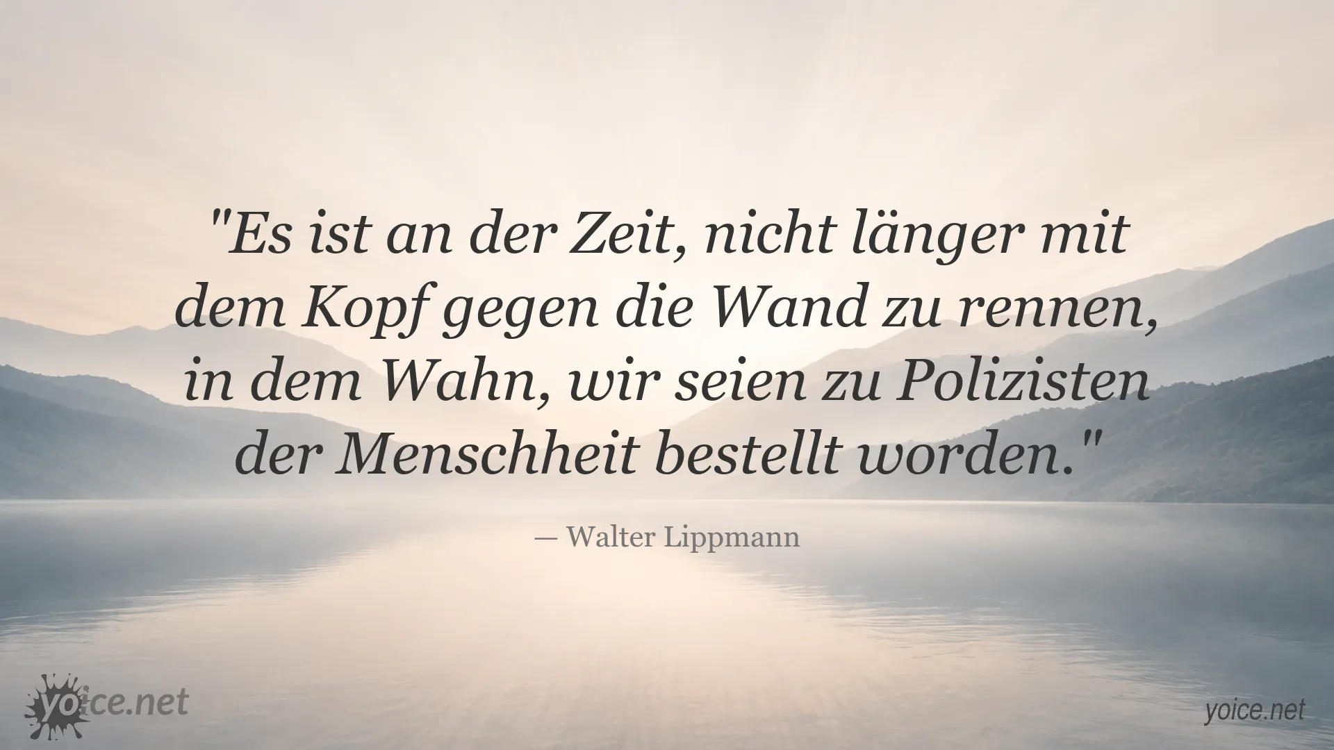 Inspirierendes Zitat von Walter Lippmann über Realismus statt Illusion