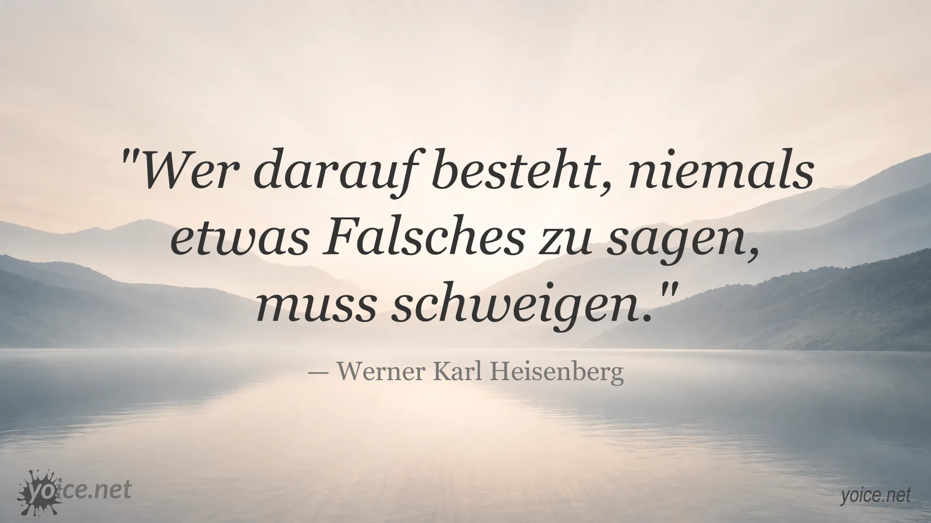 Zitatbild von Werner Karl Heisenberg über Fehler und Erkenntnis