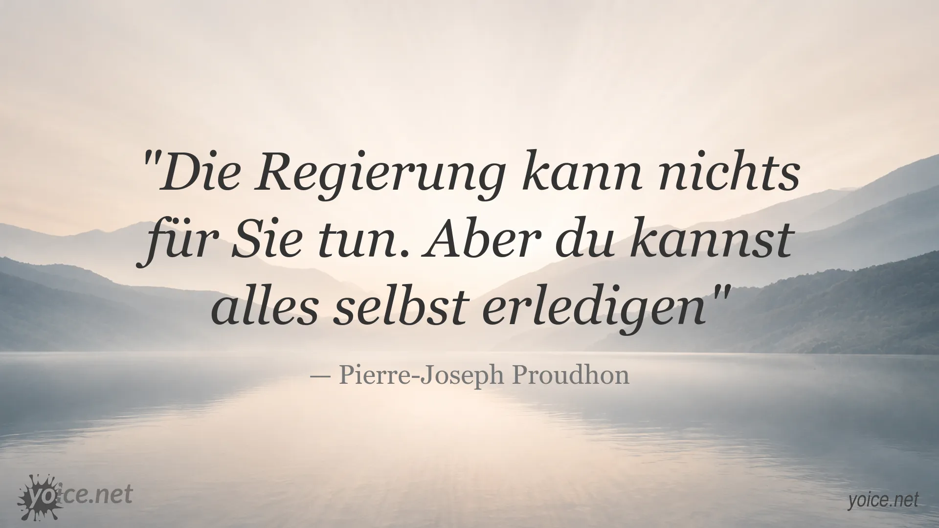 Zitat zur Selbstverantwortung von Pierre-Joseph Proudhon